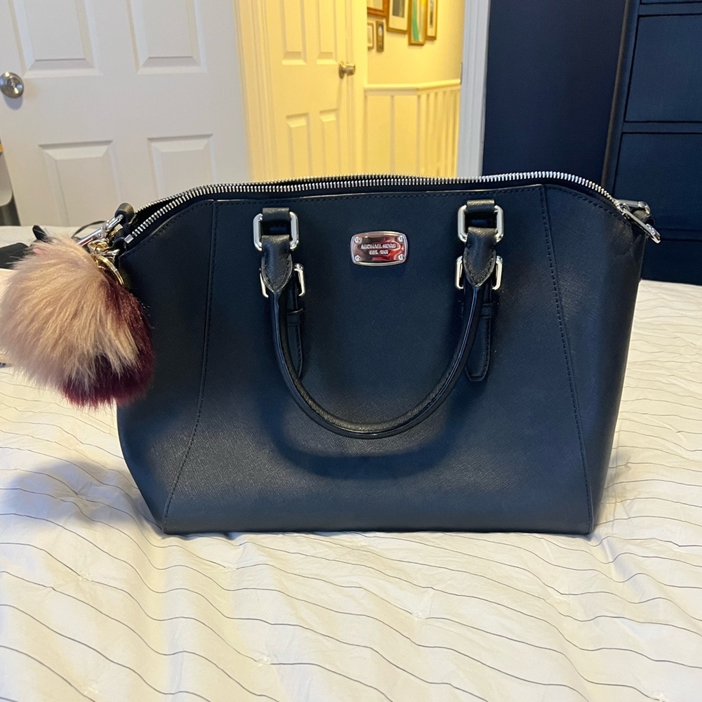 Michael Kors Black Leather Purse